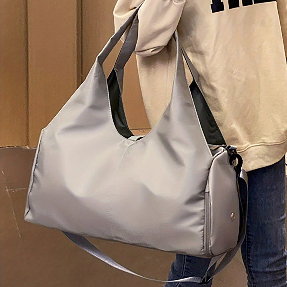 Vibe Geeks Large Capacity Dry and Wet Separation Wear-resistant Sports Fitness Storage Bag - Black