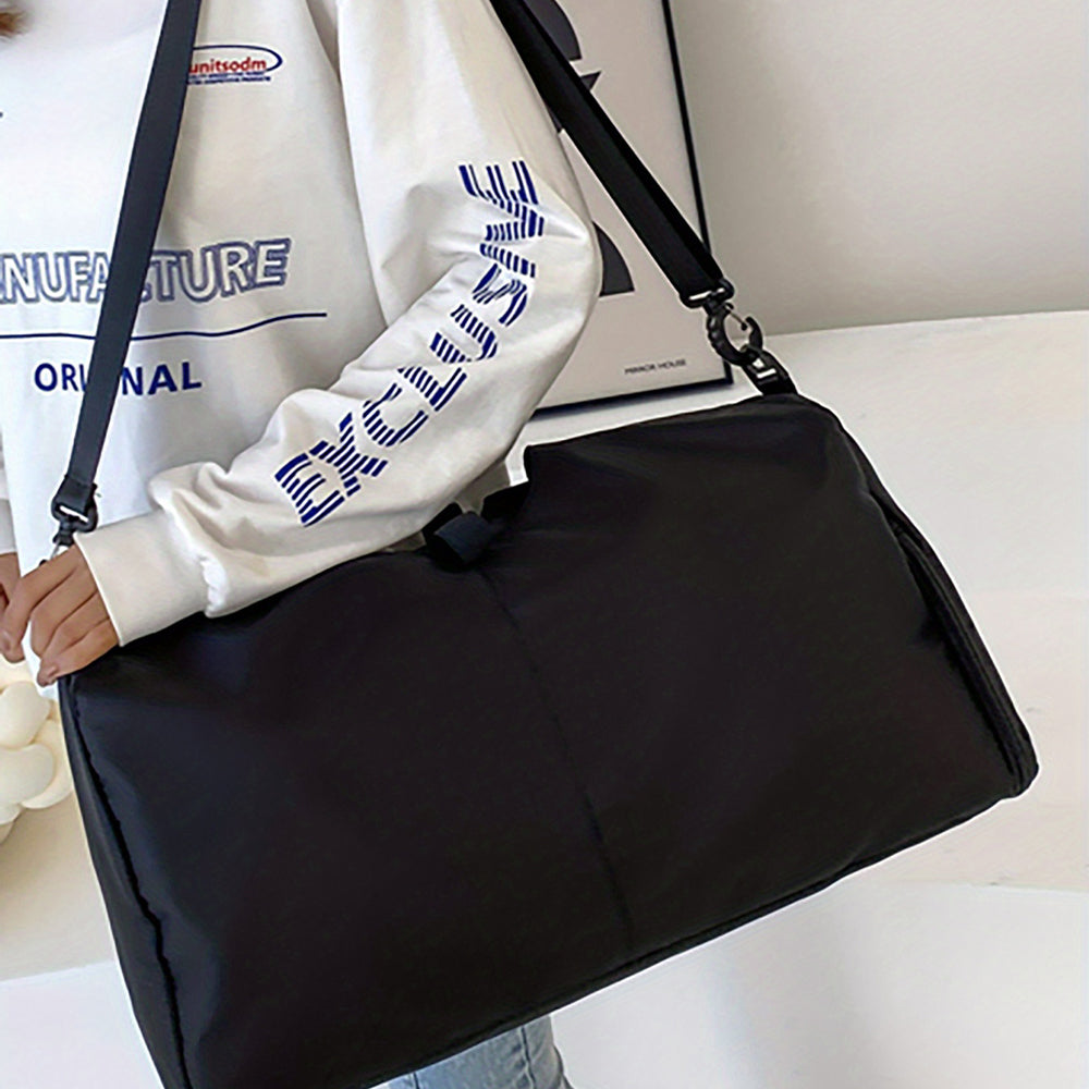 Vibe Geeks Large Capacity Dry and Wet Separation Wear-resistant Sports Fitness Storage Bag - Pink