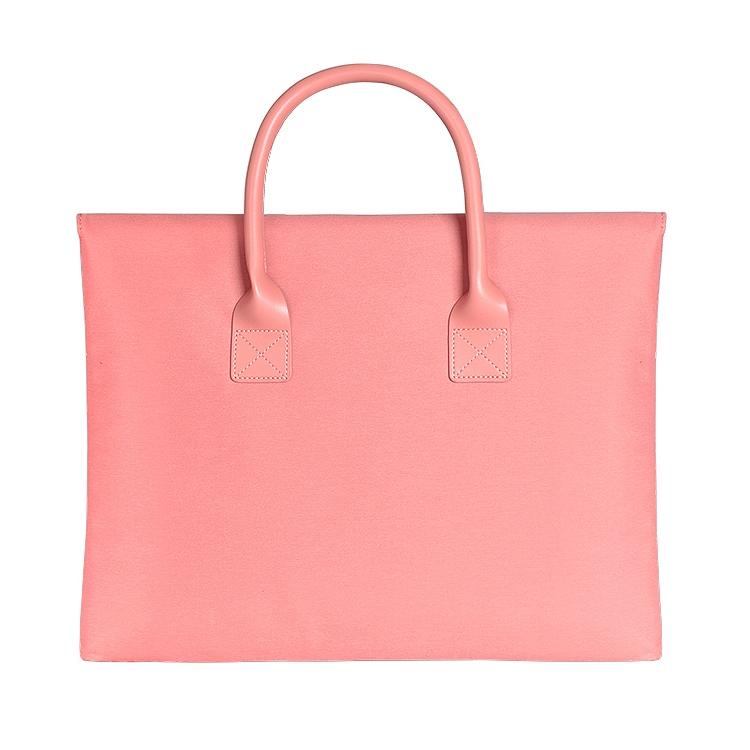 Universal 15.4 Soft Handle Laptop Bag for Macbook Samsung Sony Dell Alienware Chuwi Asus Hp - Portable & Wearable - Black