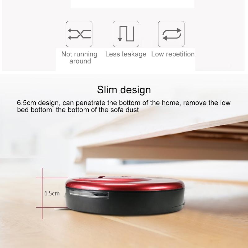 Smart Household Sweeping Robot - Efficient Cleaning - Grey