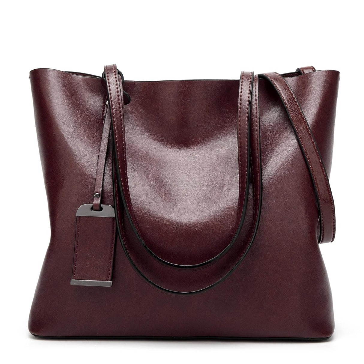 Stylish Pu Leather Women Crossbody Bag - Brown