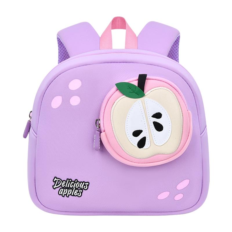 Kids' Anti-lost School Bag - Secure & Stylish - Pink Whale Medium