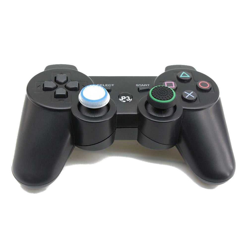 10-piece Luminous Gamepad Button Caps for Ps5 / Ps4 / Ps3 / Xbox one / 360 / Pro / Series x / s - Black White Circle