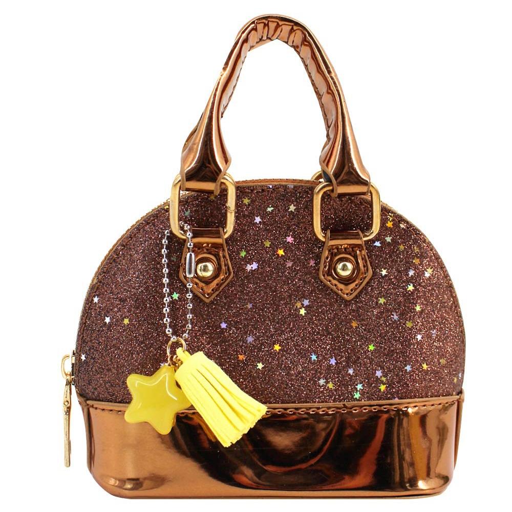 Mini Leather Shoulder Bag For Girls Cute & Compact - Brown