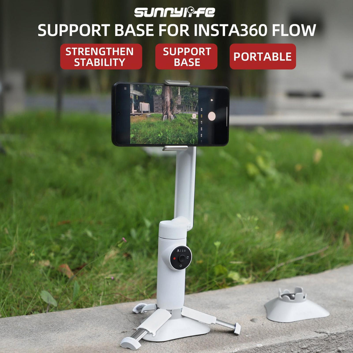Insta360 Flow Gimbal Tripod Base Stand - Plastic