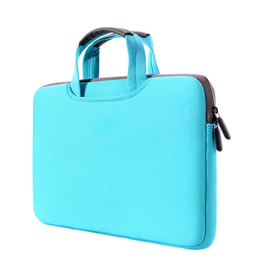 Portable Air Permeable Handheld Sleeve for Macbook Air / Pro and Laptops - 38x27.5x3.5cm 15.4 Inch - Grey