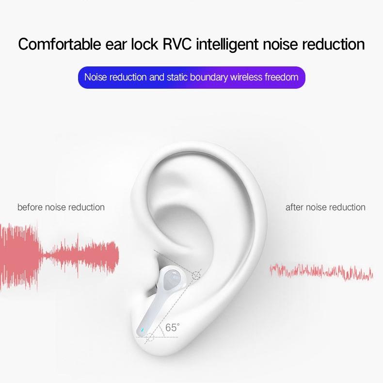 Wireless 3d Stereo Earphones with Bluetooth 5.0 - Black