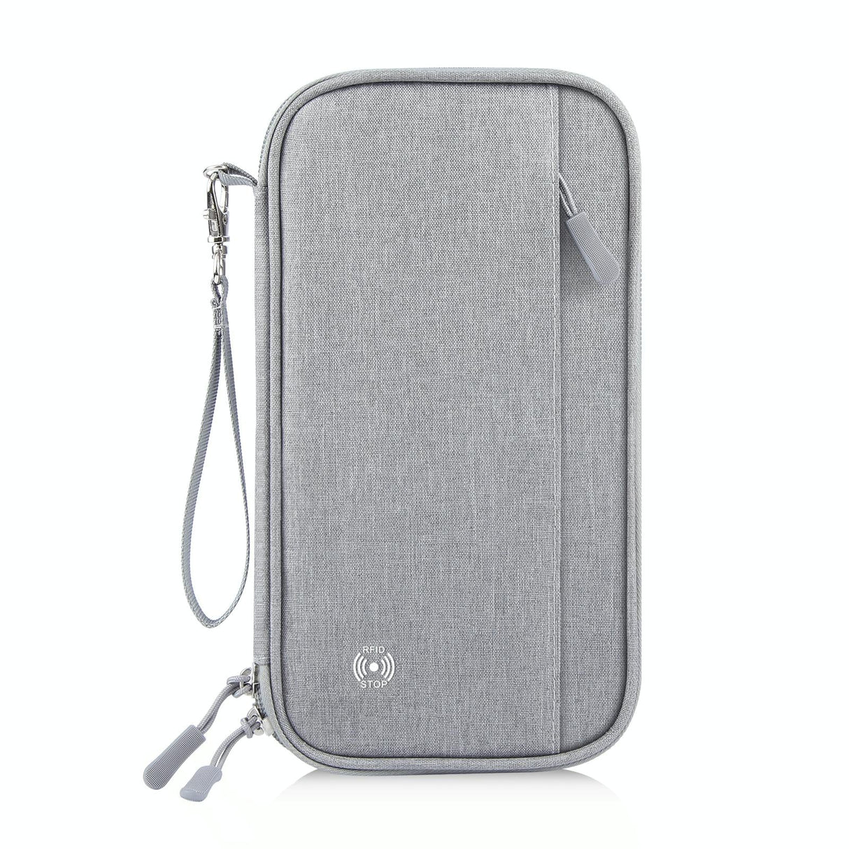 Clutch Bag For Passports Cards & Documents Grey