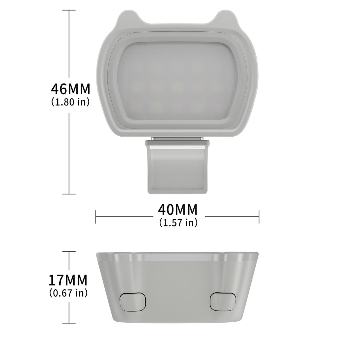 Universal Cat Ears Magnetic Fill Light for Dji Om Series - Multi Functional Beauty Selfie Light