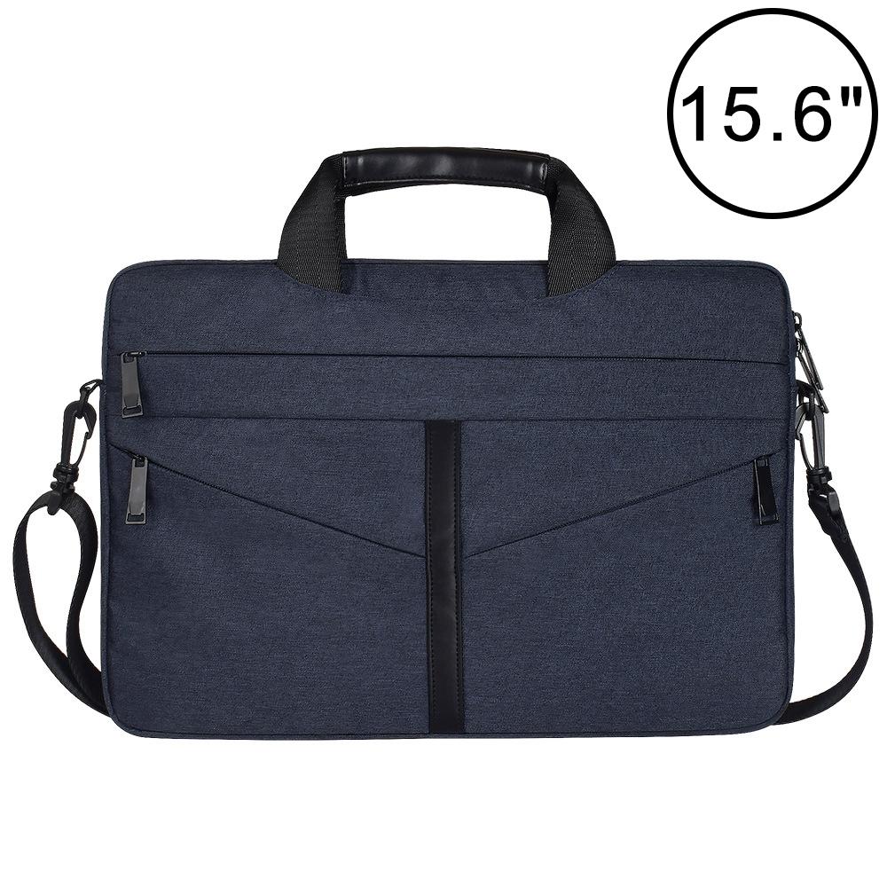 Stylish Zipper Laptop Bag with Shoulder Strap - Durable & Breathable - Light Grey