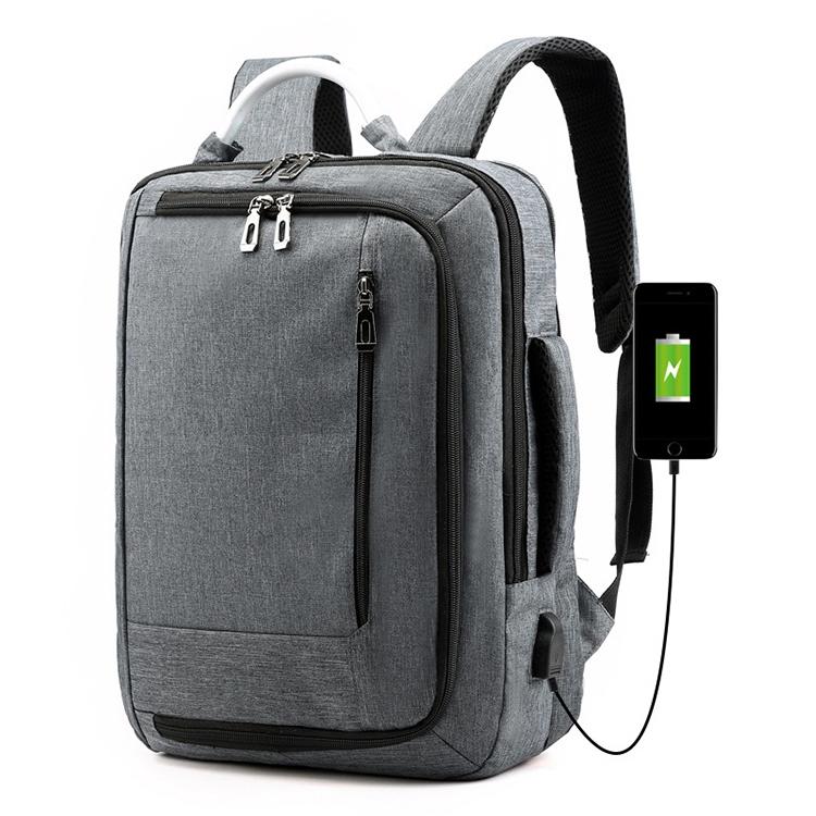 Multifunctional Oxford Laptop Backpack - Cxs-620 - Light Grey