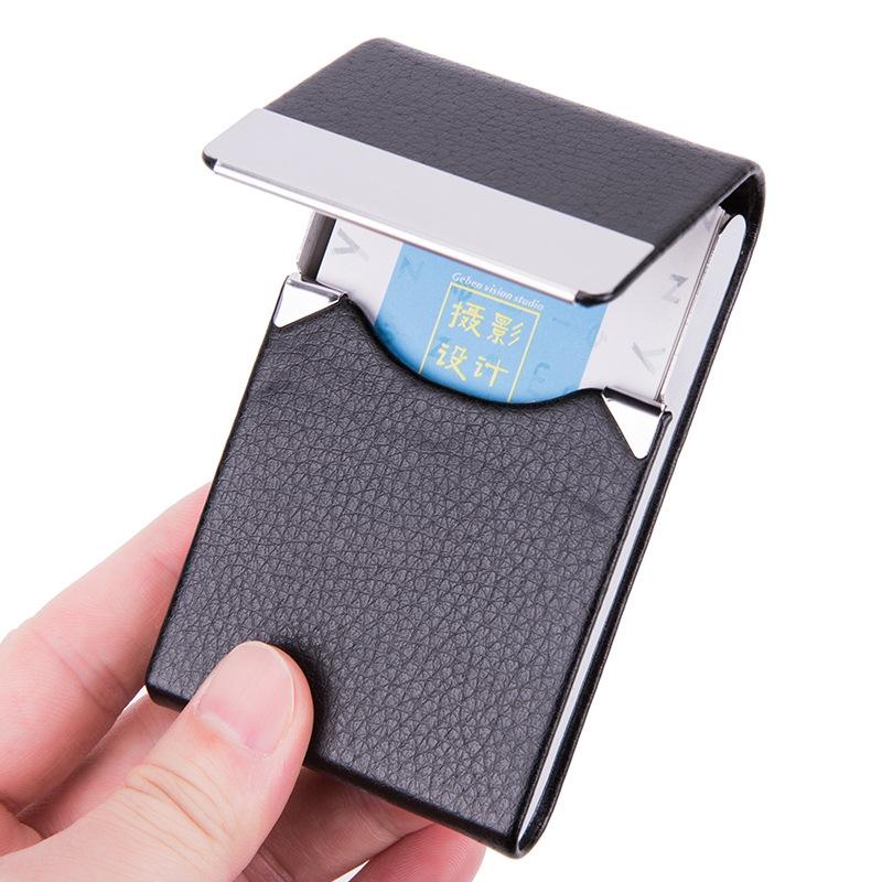 Business Card Case For Advertising Fits Most Cards - Woven Coffee