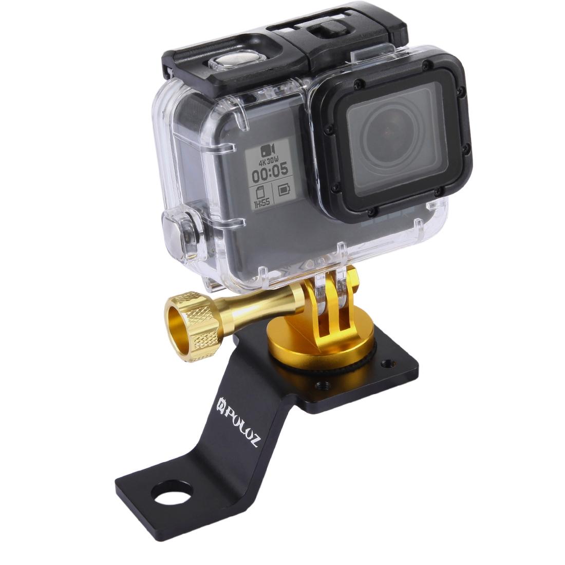 Universal Motorcycle Mount for Action Cameras - Gold