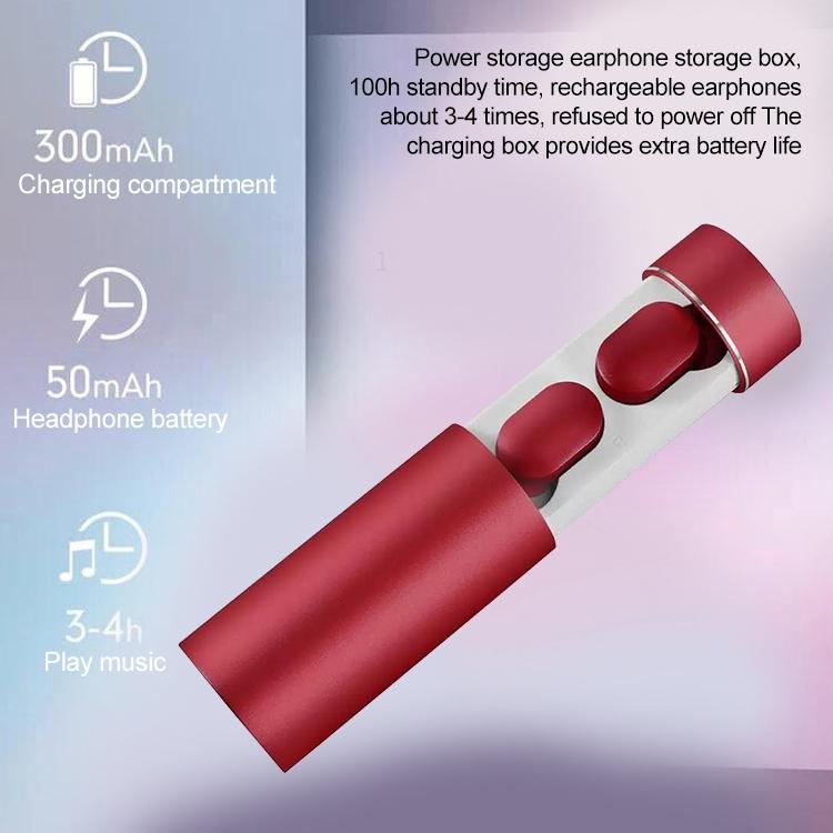 Wireless Touch Bluetooth Headset with Smart Magnetic Charging - Automatic Pairing - Gold