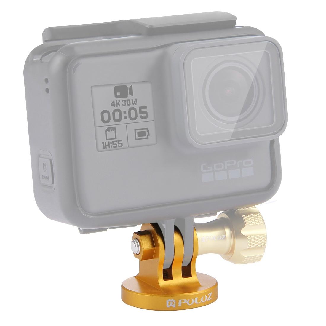 Universal Tripod Mount for Action Cameras - Gold