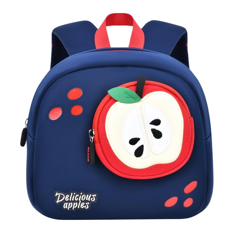 Kids' Anti-lost School Bag - Secure & Stylish - Pink Apple Medium