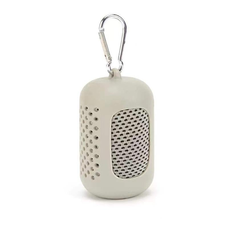 Chill Towel For Summer Workouts - Cylindrical Light Gray