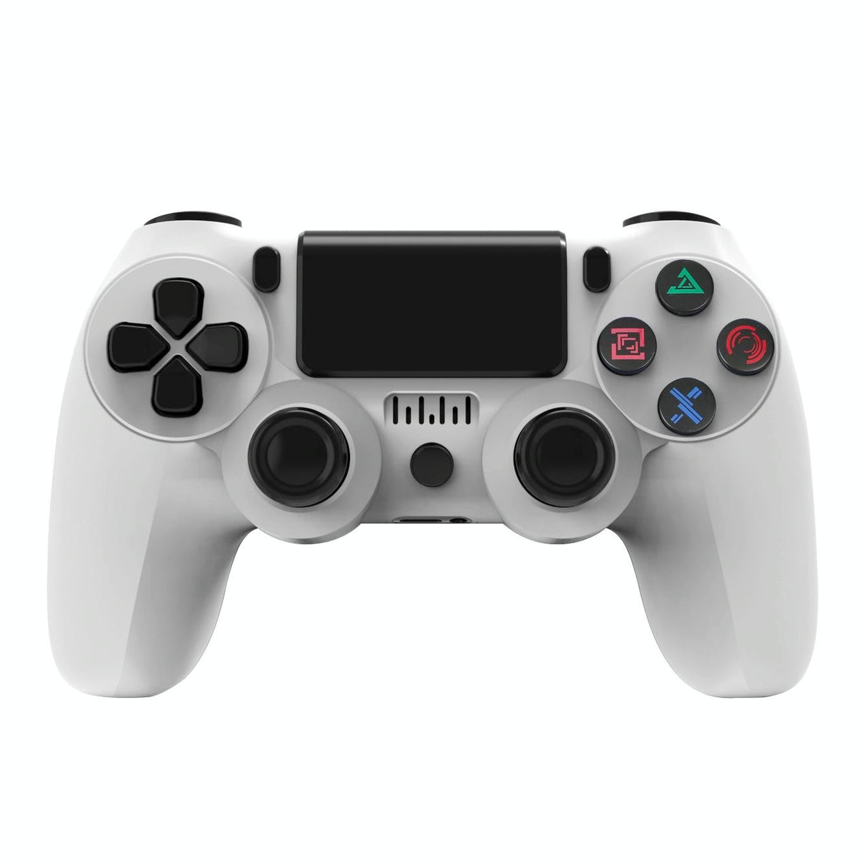 Wireless Bluetooth Game Controller for Ps4 with Dual Vibration and Light Strip - Skeleton