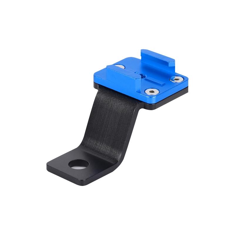 Universal Alloy Handlebar Phone Mount for Sport Cameras - Blue