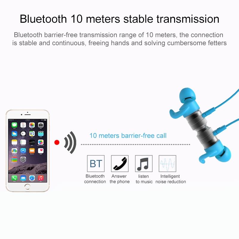 Xhh-o300 Wireless Noise-cancelling Earbuds - Magnetic Sports Headset