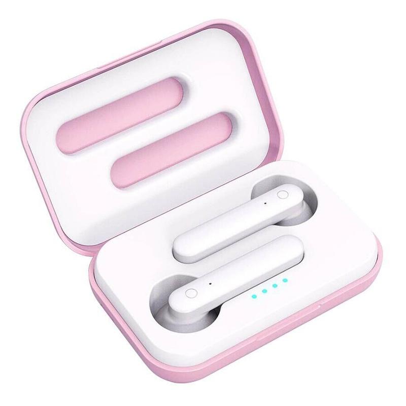 Wireless Touch Earphones with Magnetic Charging Box - Bluetooth 5.0 - Blue