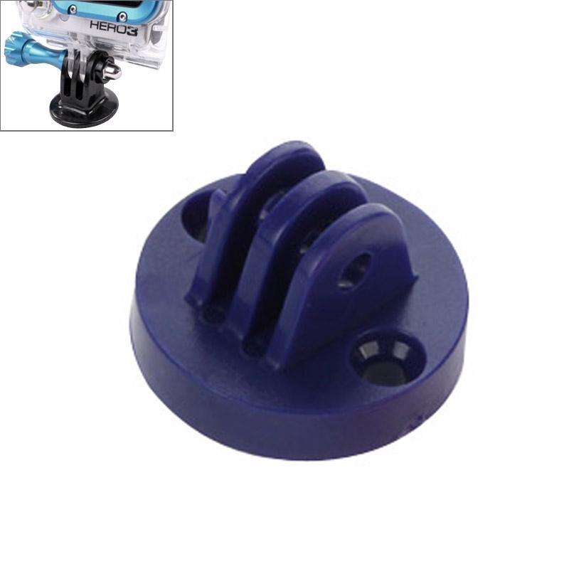 Universal Camcorder Mount Adapter for Gopro Hero Cameras - Tripod Compatible - Blue