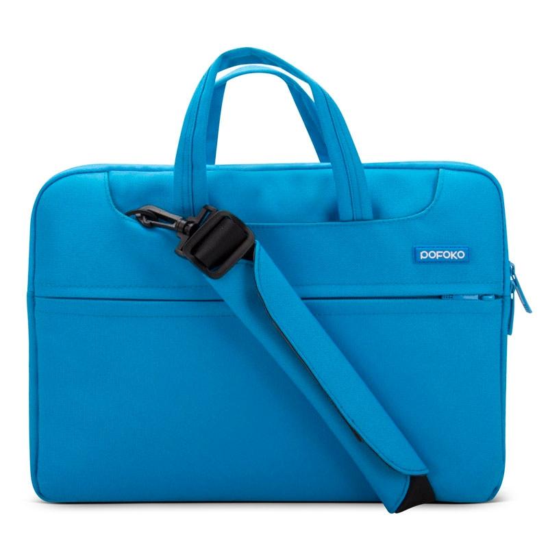 Portable 12 Laptop Bag - Single Shoulder - Blue