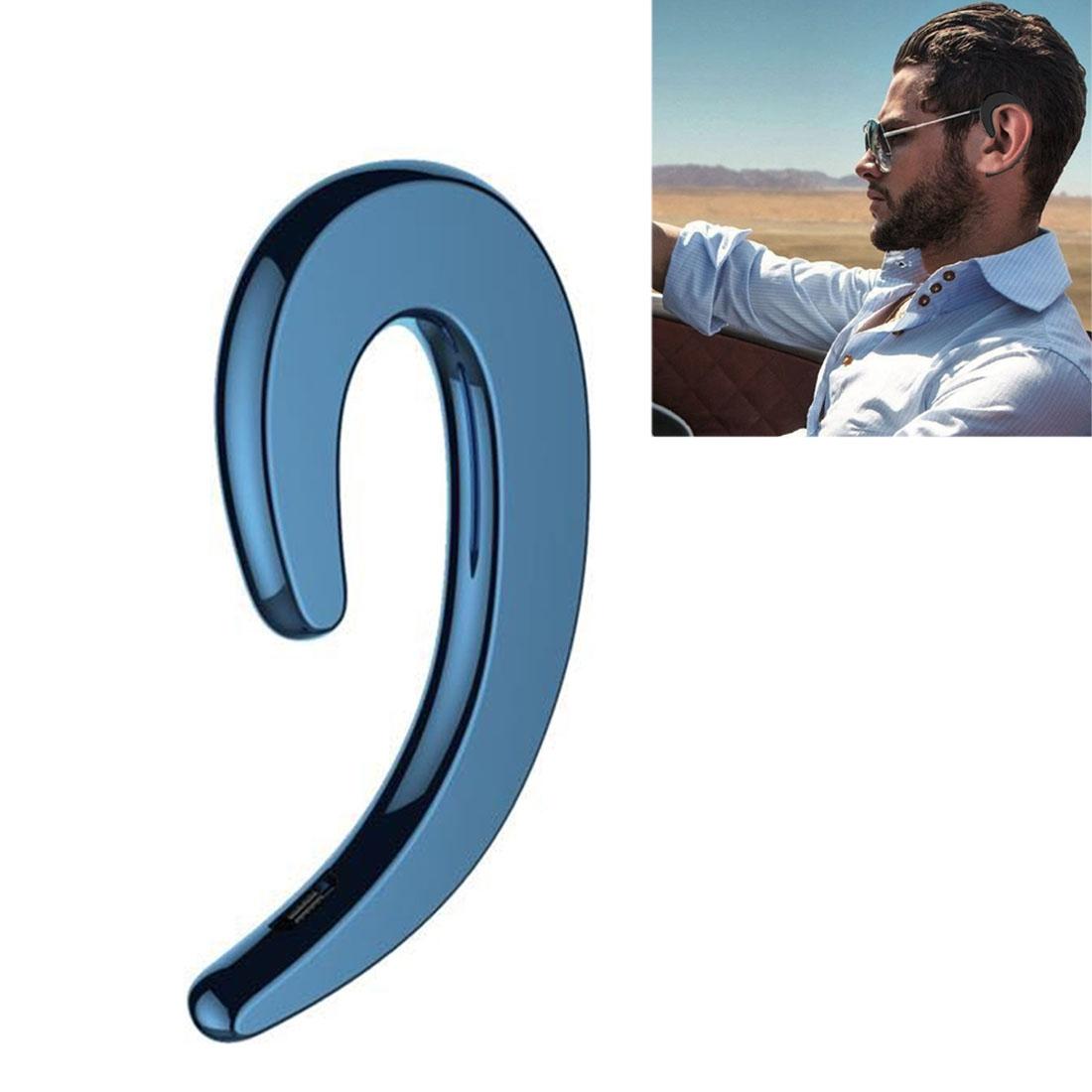 Bluetooth Bone Conduction Sports Earphones with Earhook - V4.1 - Blue
