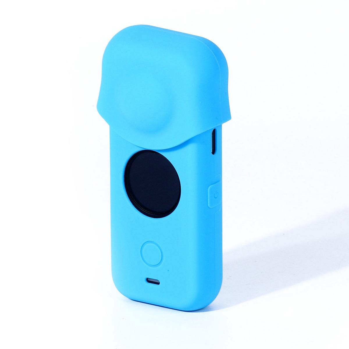 Full Body Dust Proof Silicone Protective Case for Insta360 one X2 - Blue