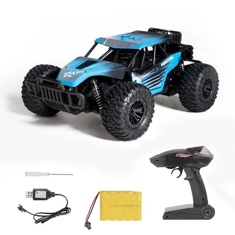 Four-way Remote Control Toy Car - 2.4ghz - Blue