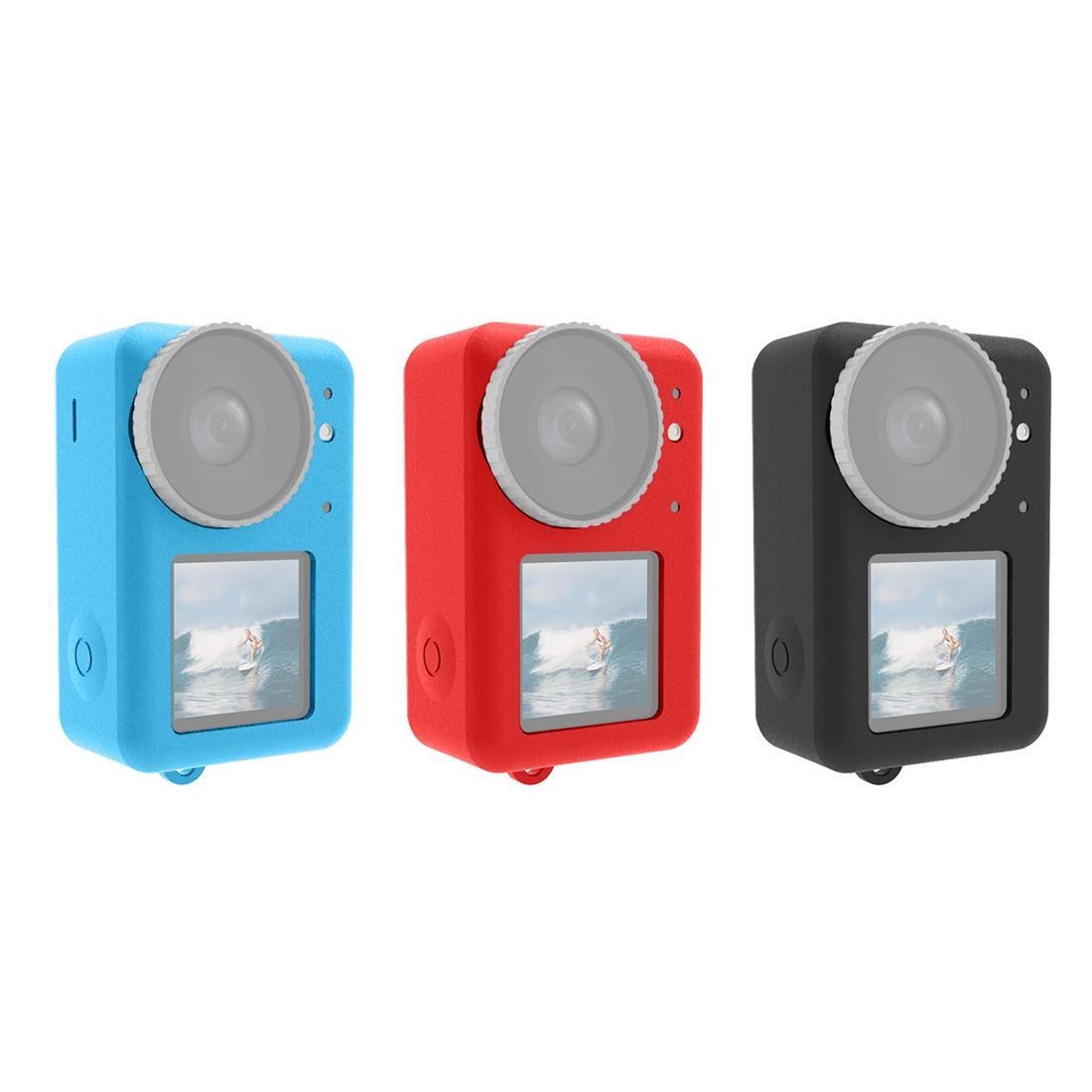 Protective Silicone Case with Lens Cap - Blue