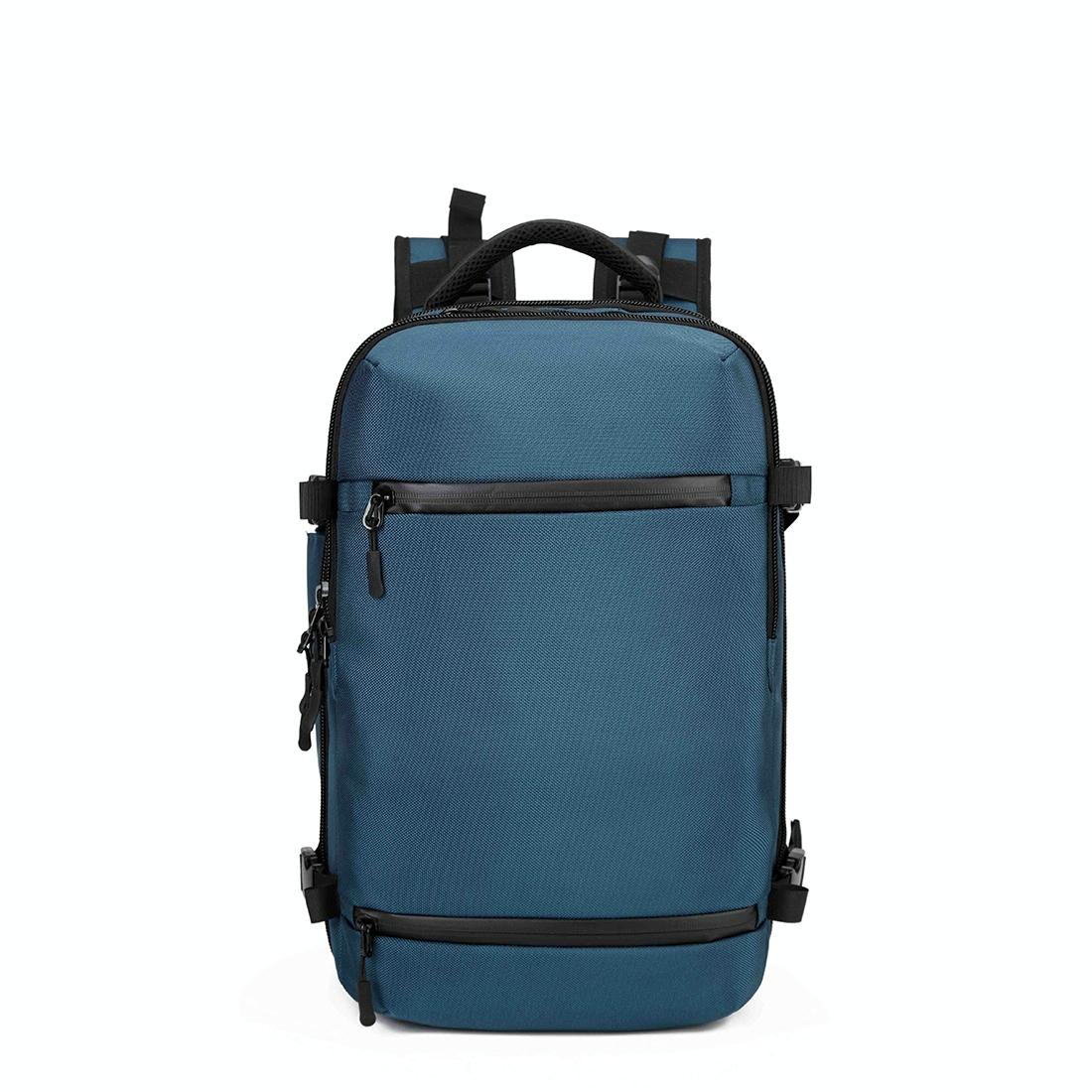 17 Inch Waterproof Usb Shoulder Backpack for Travel - Blue