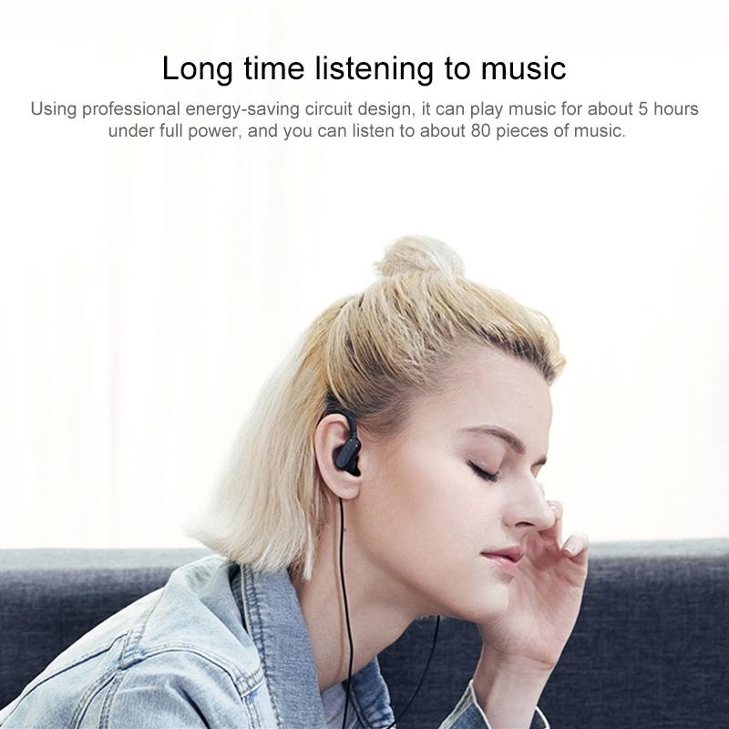 Ultra-light Wireless Bluetooth Earphones with Mic - Bth-y9 - Blue