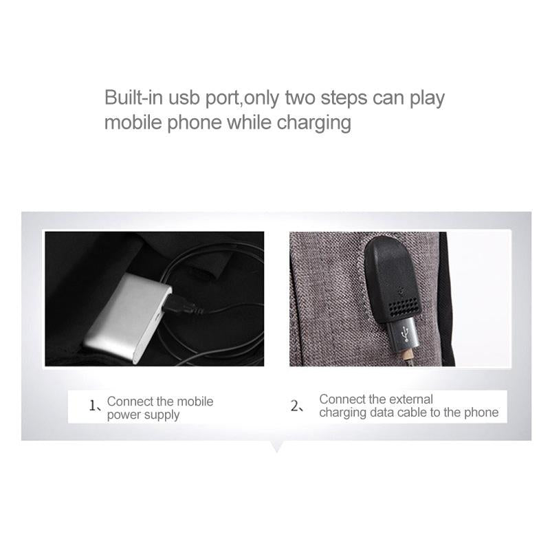 Multi-function Laptop Backpack with Usb Port - Fits 15.6 Macbook Samsung Sony Dell Alienware Chuwi Asus Hp - 46x32x12cm - Blue