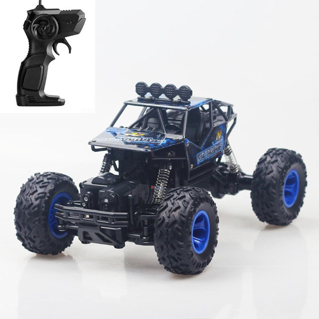 Large 1 16 Alloy Climbing Car - 28cm Remote Control Toy for Cross-country Adventures - Blue