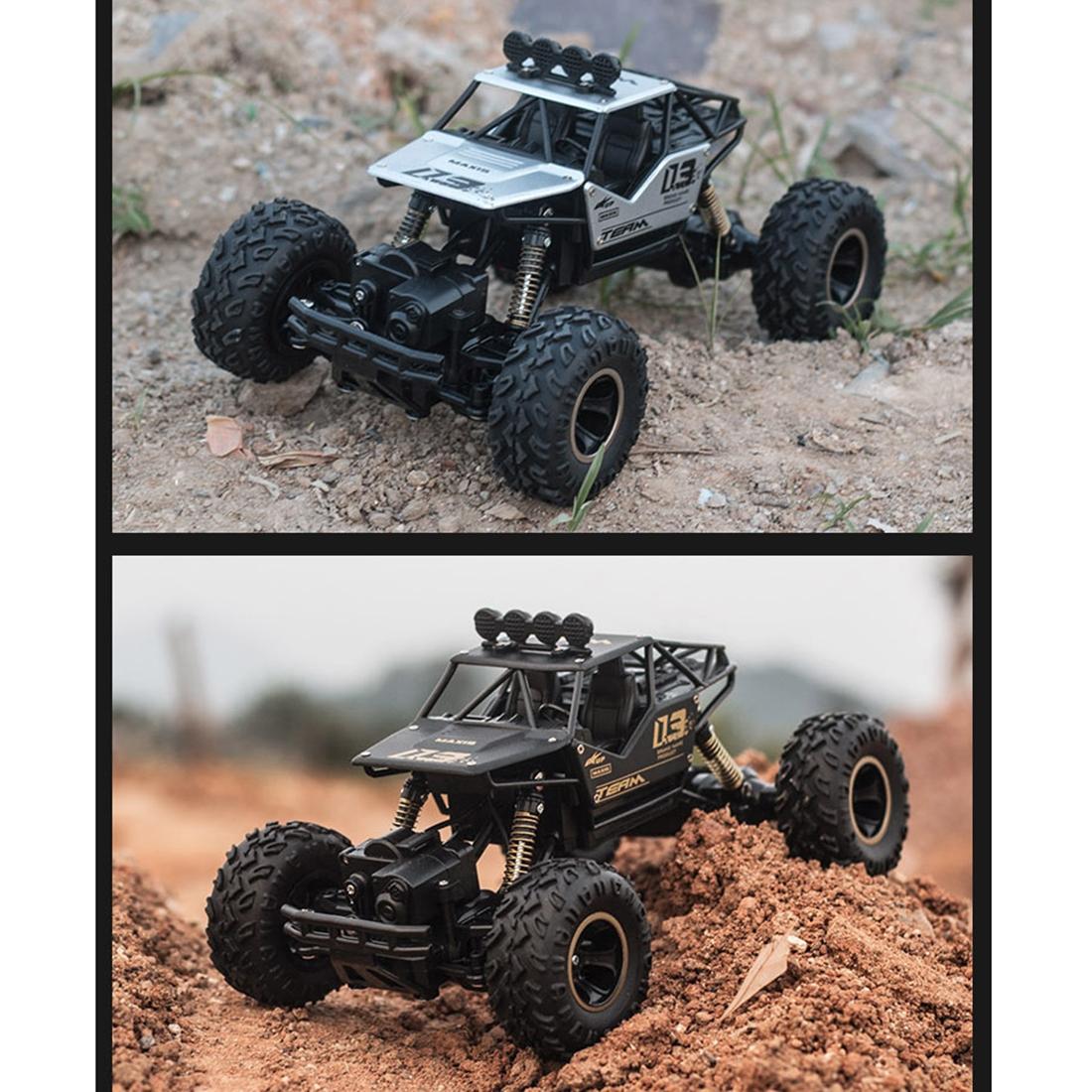 Large 1 16 Alloy Climbing Car - 28cm Remote Control Toy for Cross-country Adventures - Blue