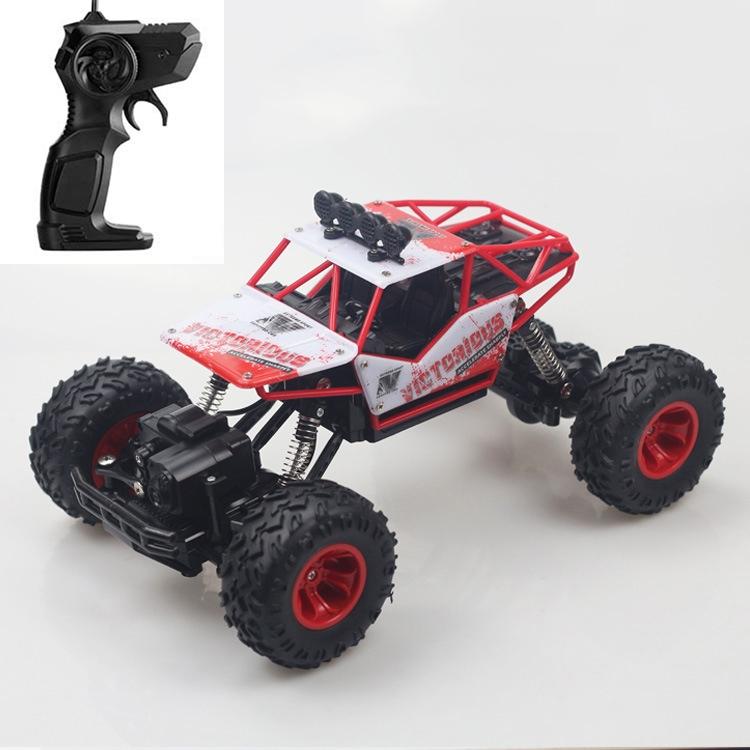 Large 1 16 Alloy Climbing Car - 28cm Remote Control Toy for Cross-country Adventures - Blue