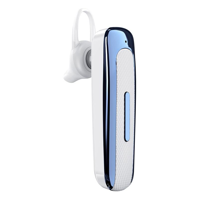 Wireless Unilateral Ear-mounted Earphone with Noise Reduction - Black Blue