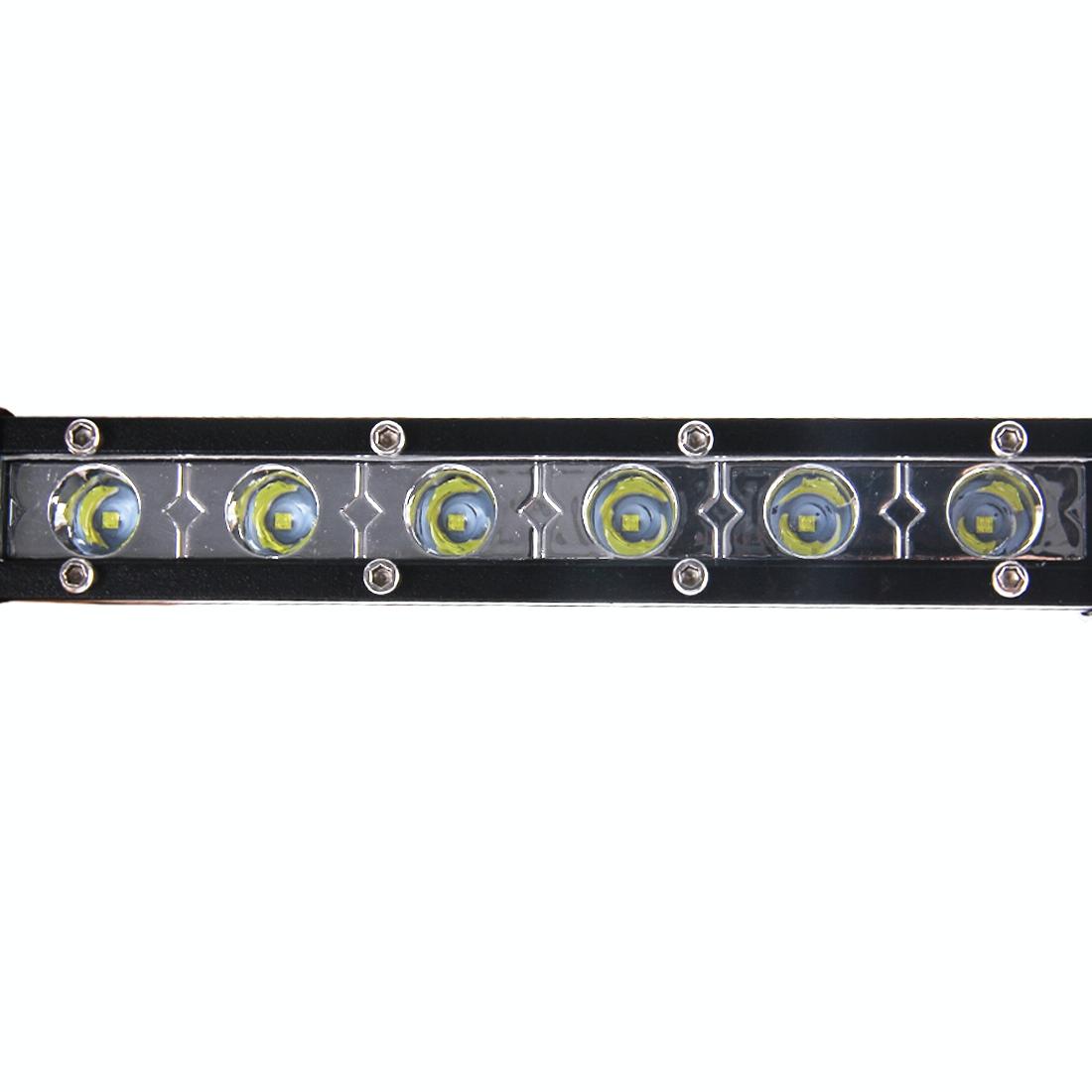 Dc 10 - 30V 18W 2300Lm 6500K 30 Degrees Adjustable Spot Waterproof Vehicle Car Boat Marine External Work Emergency Lights With 6 Intense Cree Led