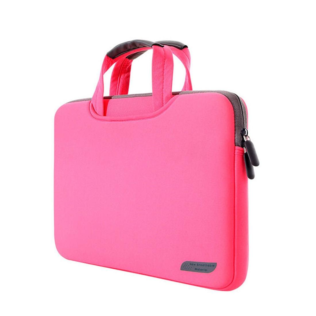 Portable Air Permeable Sleeve for 12 Laptops - 32x21x2cm - Magenta