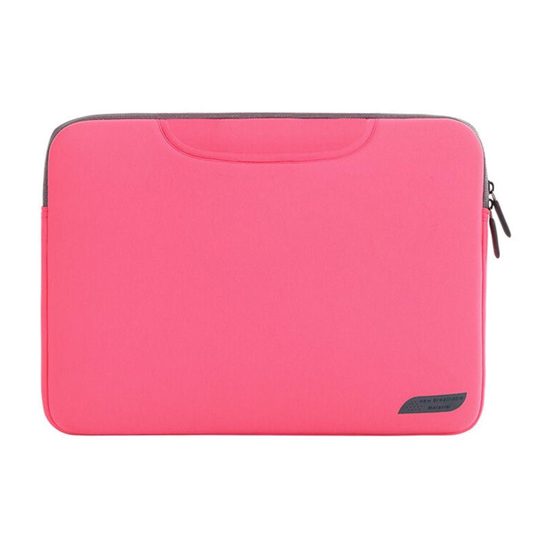 Portable Air Permeable Sleeve for 12 Laptops - 32x21x2cm - Magenta