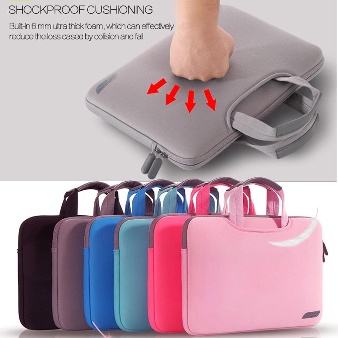 Portable Air Permeable Sleeve for 12 Laptops - 32x21x2cm - Magenta