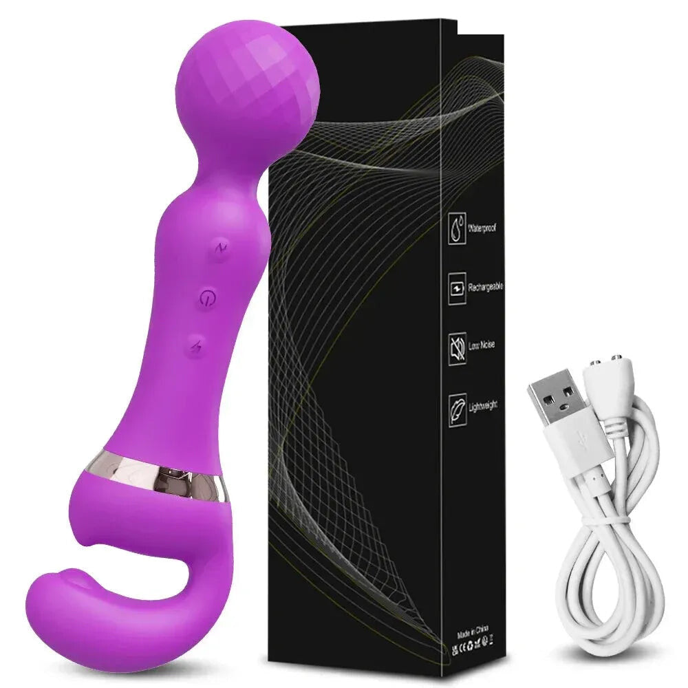 3 In 1 Vagina Vibrator for Women G Spot Nipples Stimulation - Skin