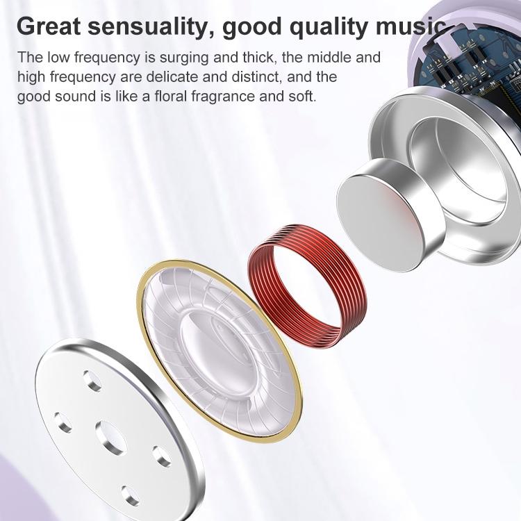 True Wireless Stereo Bluetooth 5.0 Earphones - Tn22 - Purple