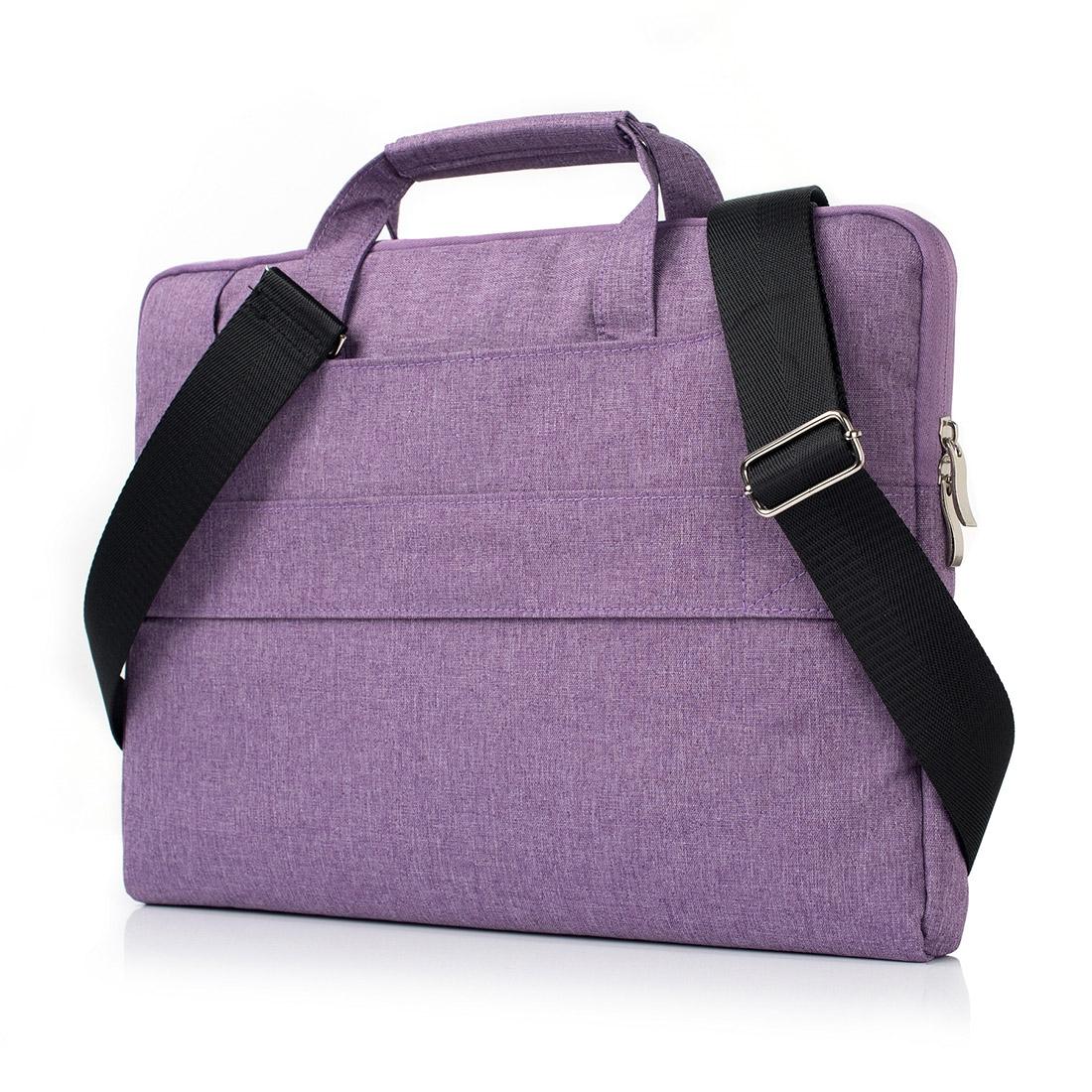 11.6 Inch Laptop Bag - Portable one Shoulder Zipper for Macbook Samsung Sony Dell Alienware Chuwi Asus Hp - Purple