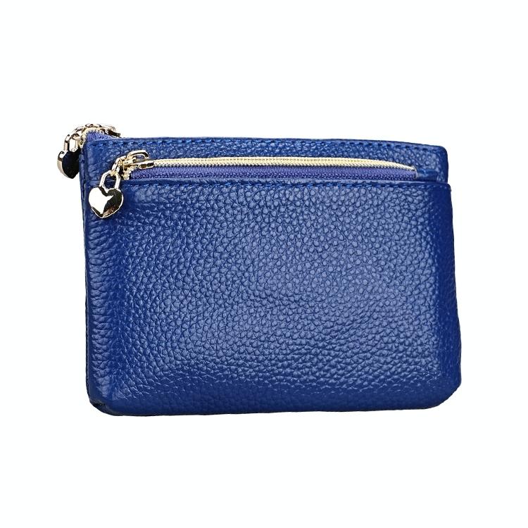 Spacious Litchi Texture Rfid Hand Wallet - Purple