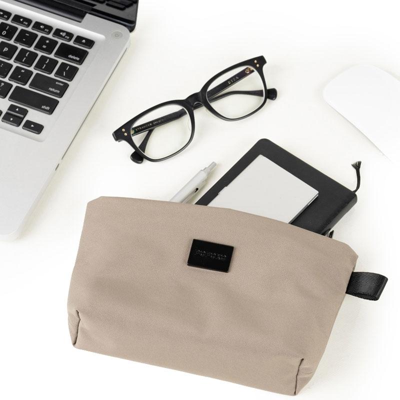 Waterproof Polyester Storage Bag - 22x12x5cm Beige for E100 Series Accessories