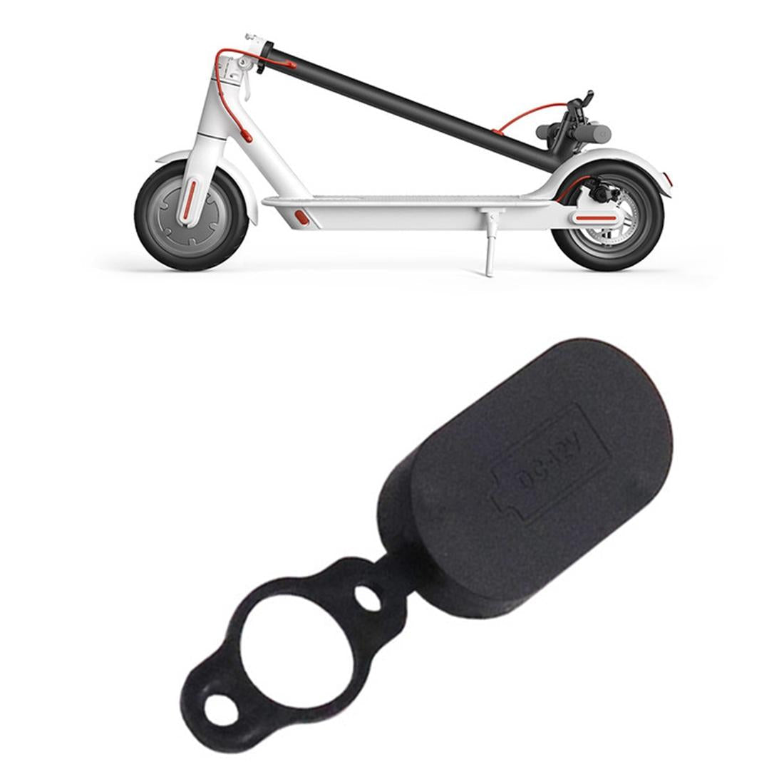 4-pack Silicone Charging Port Covers for Xiaomi Mijia M365 Electric Scooter - Red