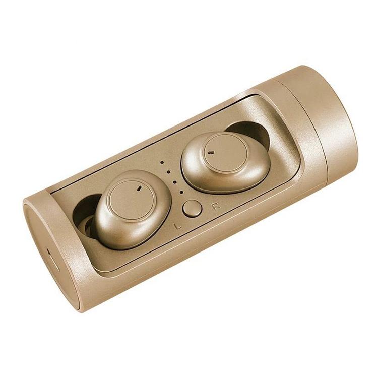 Wireless Touch Bluetooth Headset with Magnetic Charging - Automatic Pairing - Red