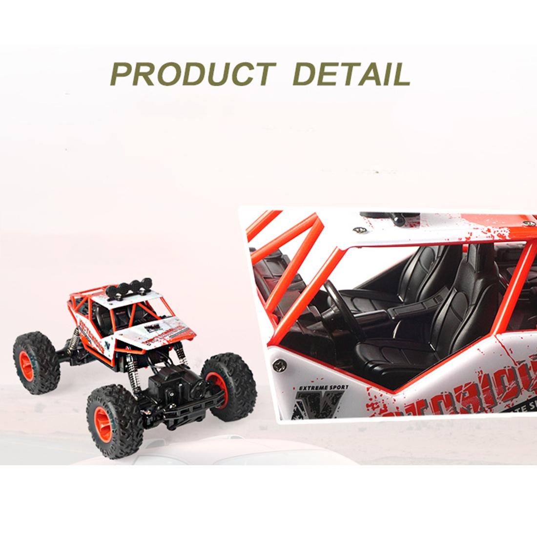 1 16 Wireless Remote Control Drift Off-road Toy Car - 2.4ghz - Red